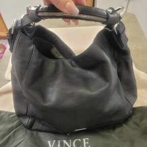 Vince Black Leather Women's Bag